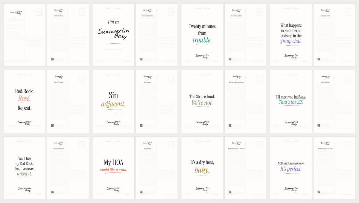 The - I'm in Summerlin, Baby E-Card Collection