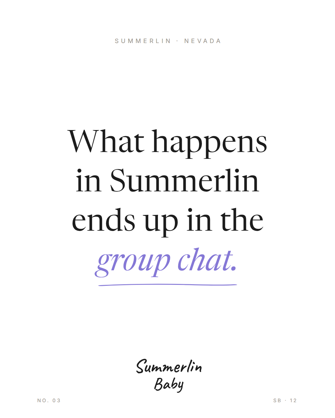 The Group Chat — E-Card