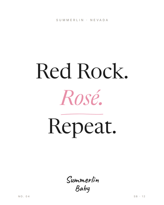 Red Rock. Rosé. Repeat. — E-Card