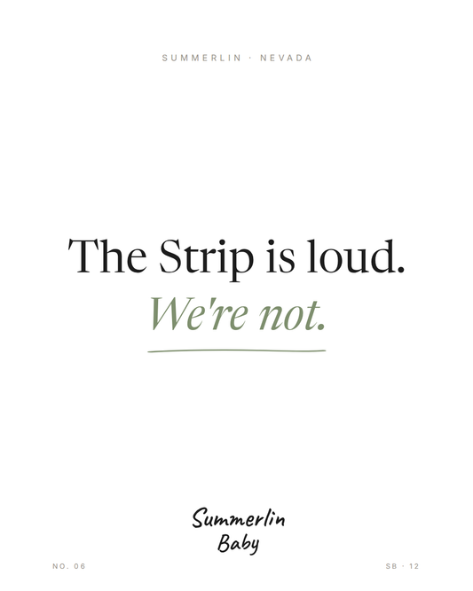 The Strip Is Loud. We're Not. — E-Card