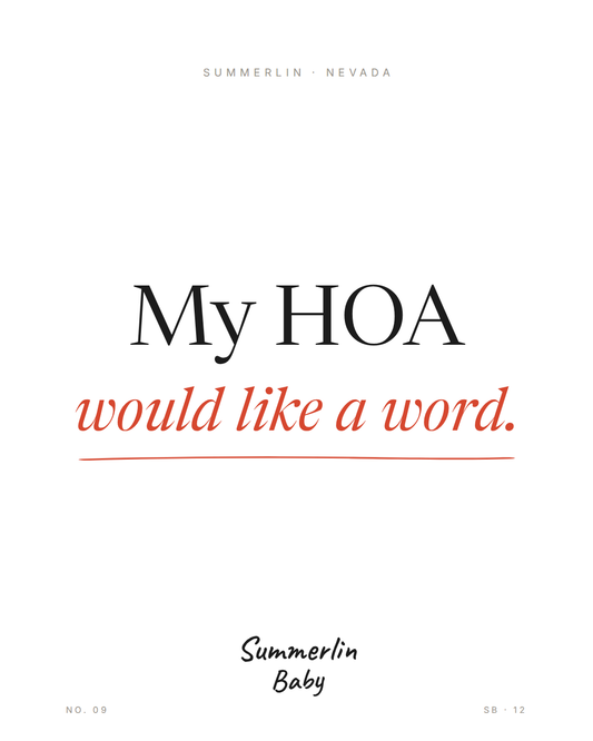 My HOA Would Like a Word — E-Card