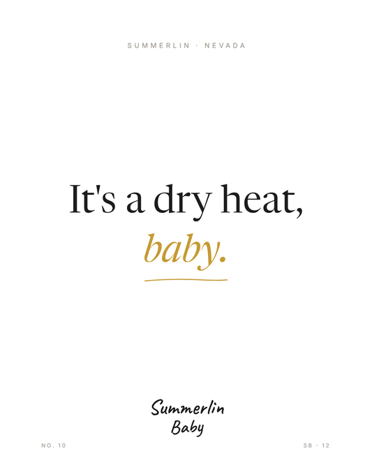 It's a Dry Heat, Baby — E-Card